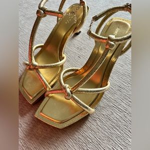 Jimmy CHOO gold sandals